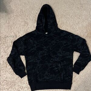 H&M Kids Black Patterned Hoodie